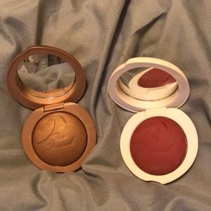 Set of Too Faced Cream Blush and Bronzer.
